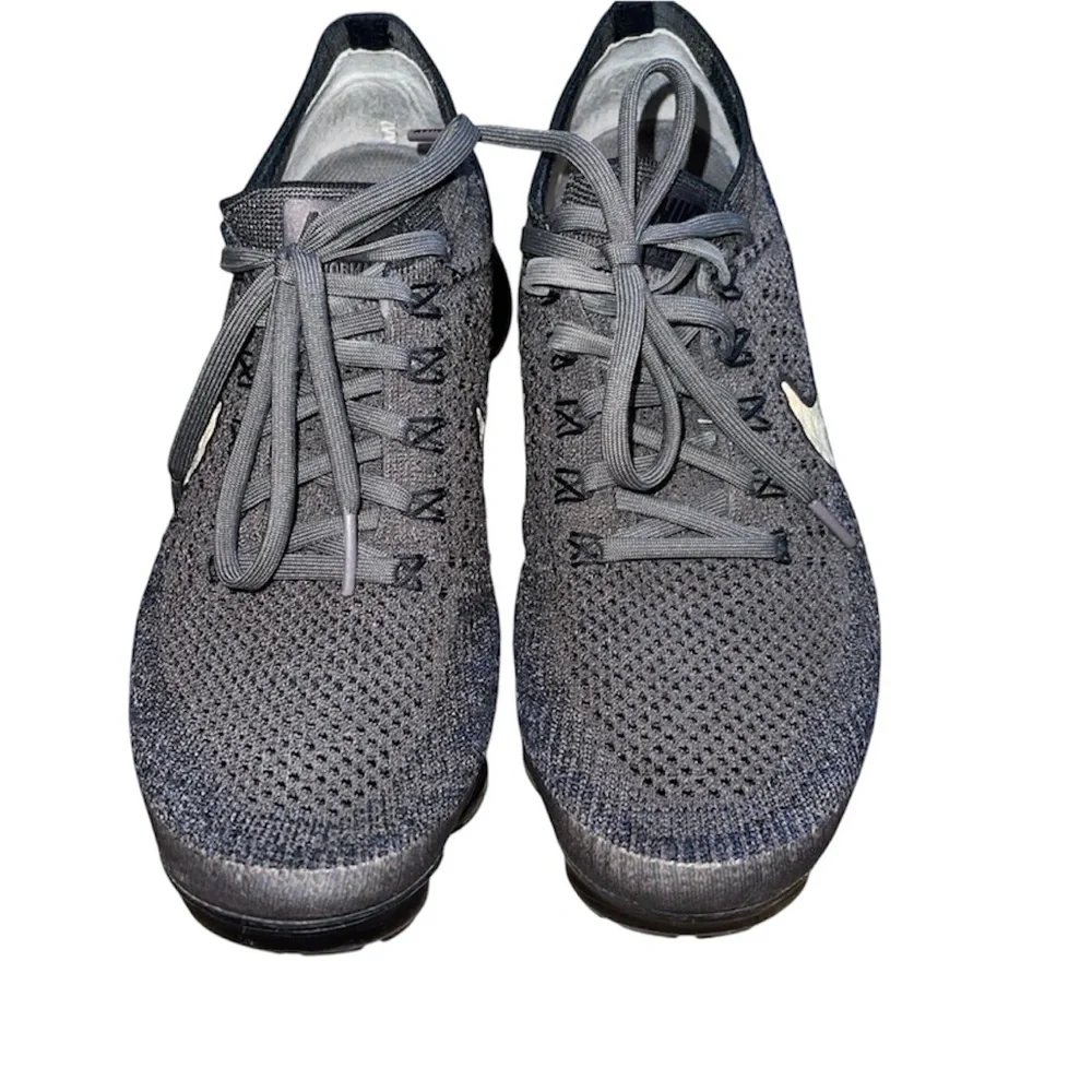 Nike Air Vapormax Flyknit Midnight Fog Black Grey 849557-009 Womens Size 7 - Picture 2 of 7